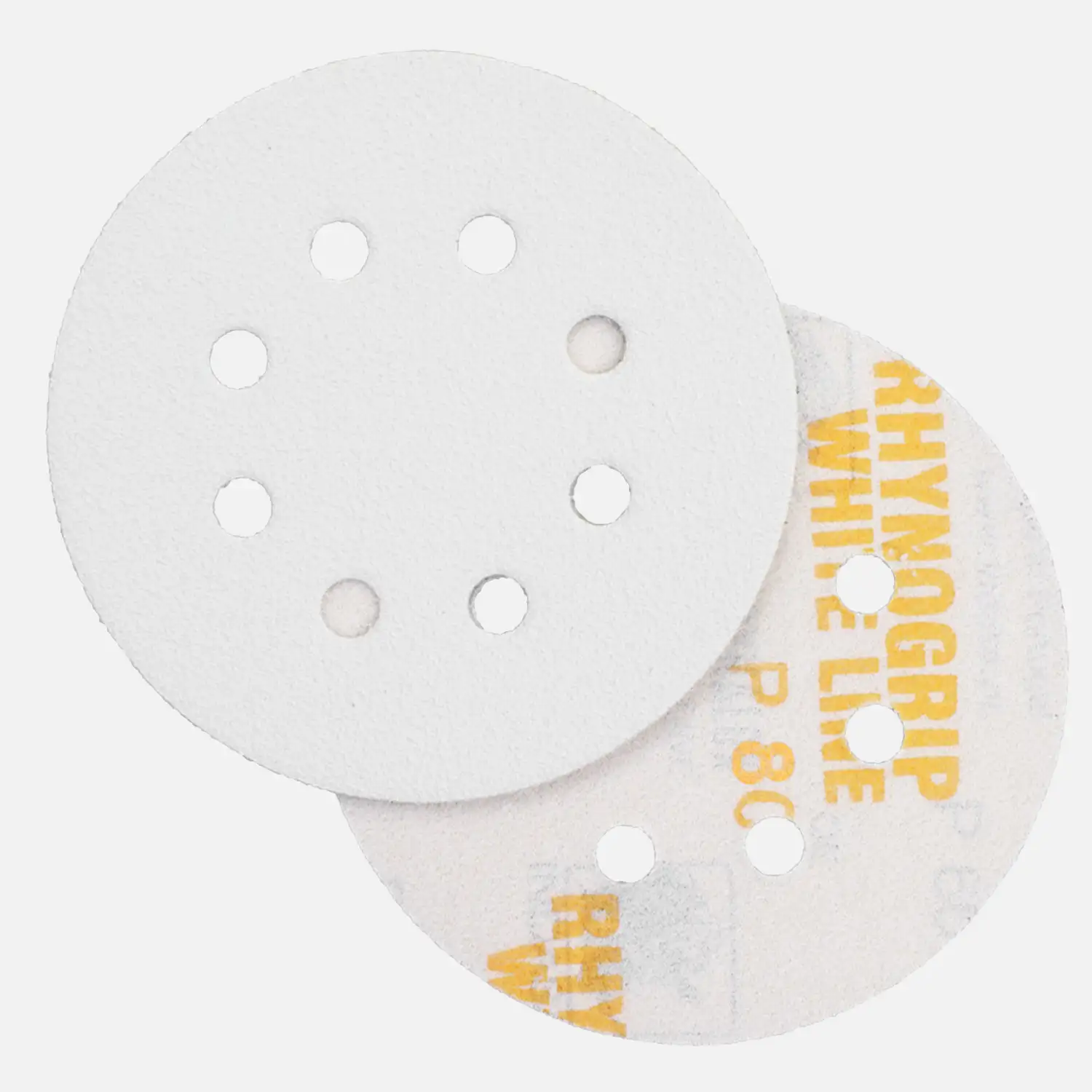 10 Schleifscheiben / Klettscheiben P80, Ø125 mm, 8-Loch