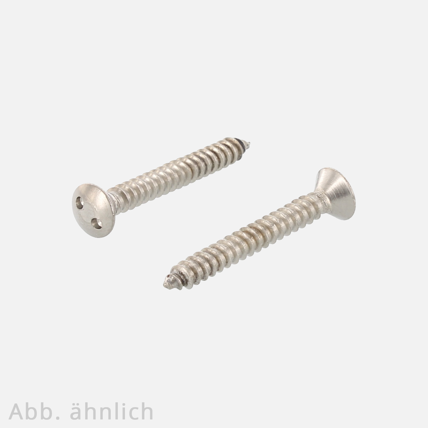 100 Sicherheitsschrauben, Linsensenkkopf , 4,2x19 mm ,Antrieb Spanner/Zweilochantrieb 8 , Edelstahl A2