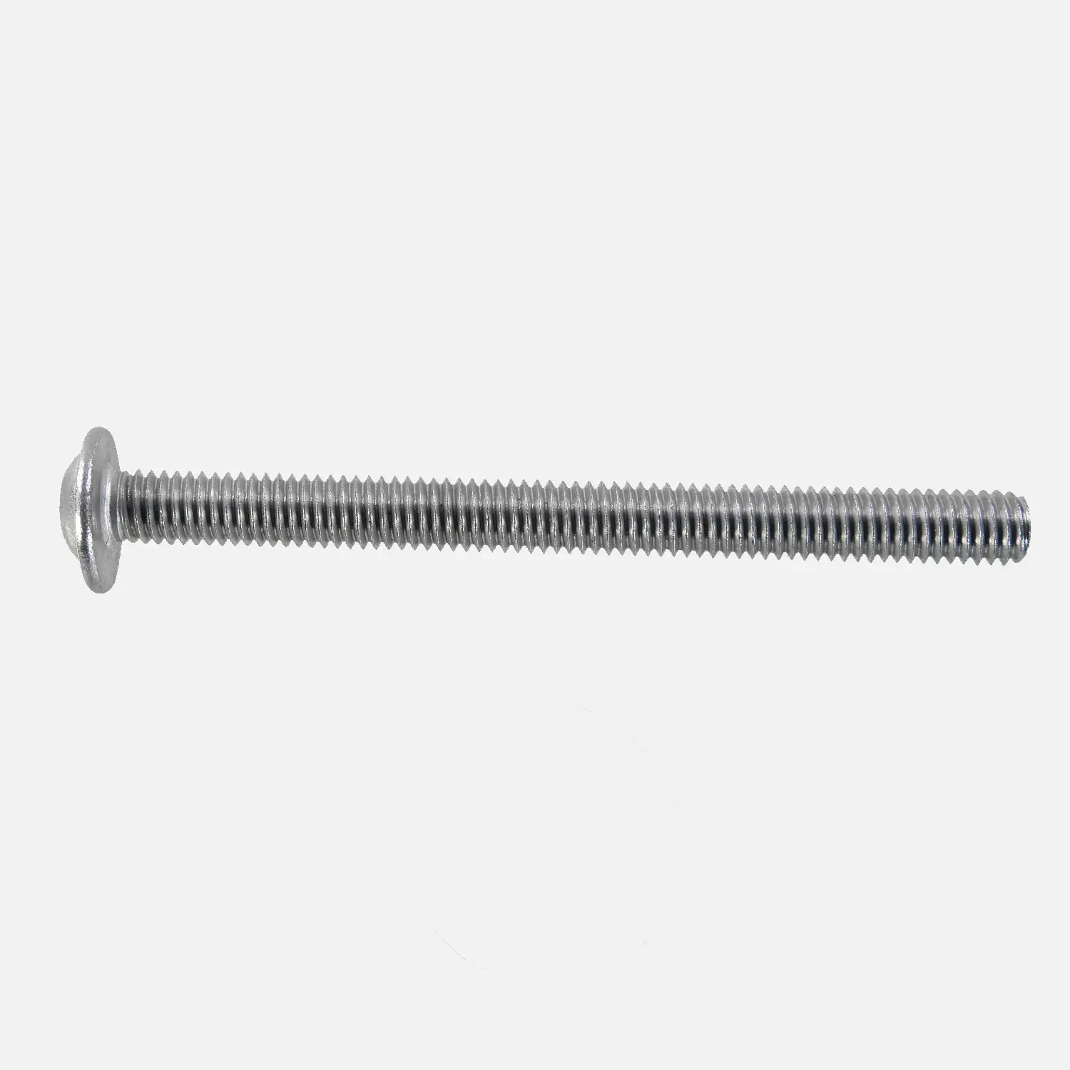 100 Linsenschrauben mit Flansch M6x70mm - ISO 7380-2 - ISK - Edelstahl A4
