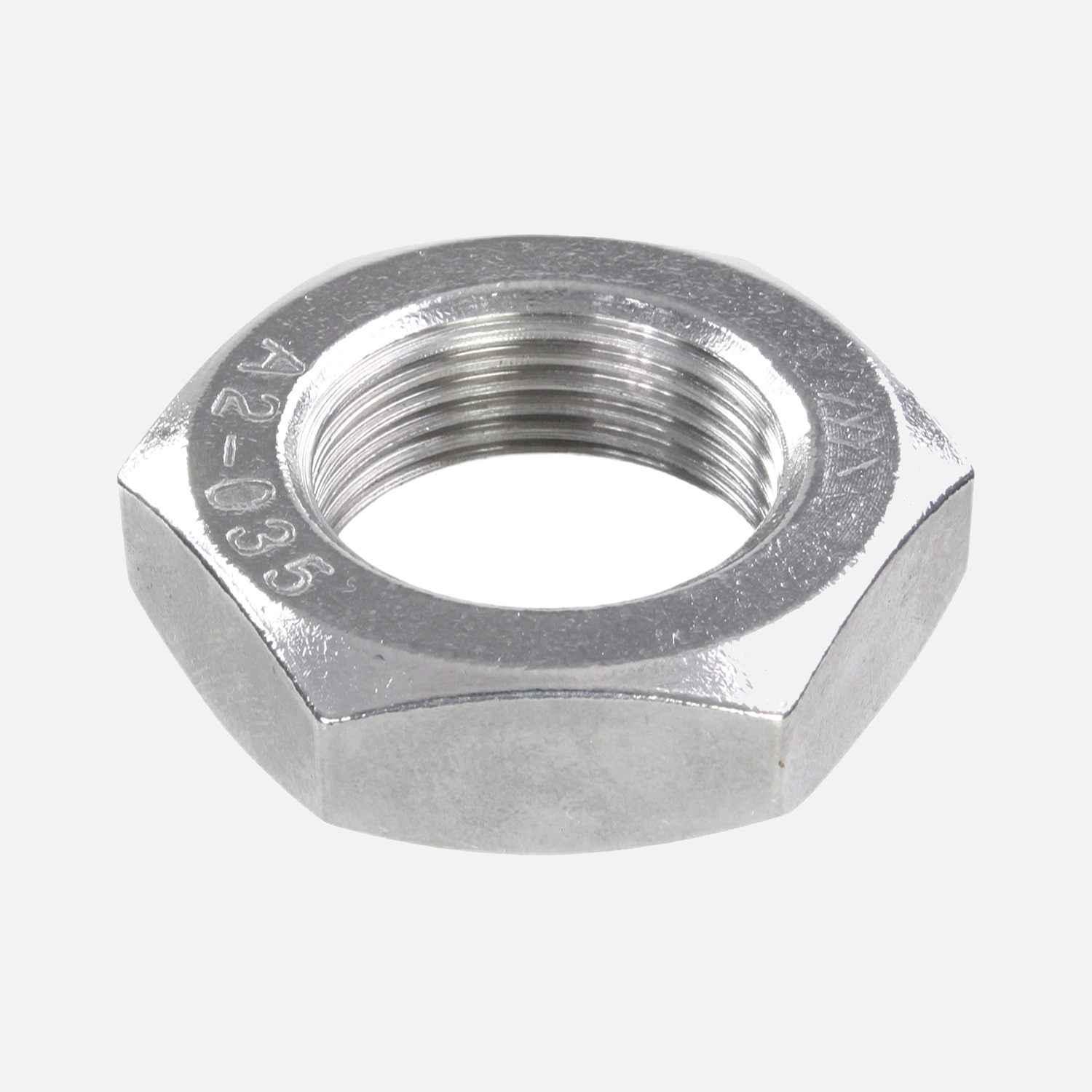 1 Sechskantmutter - M30 - Feingewinde 2mm - niedrig, Form B - A2 - DIN 439