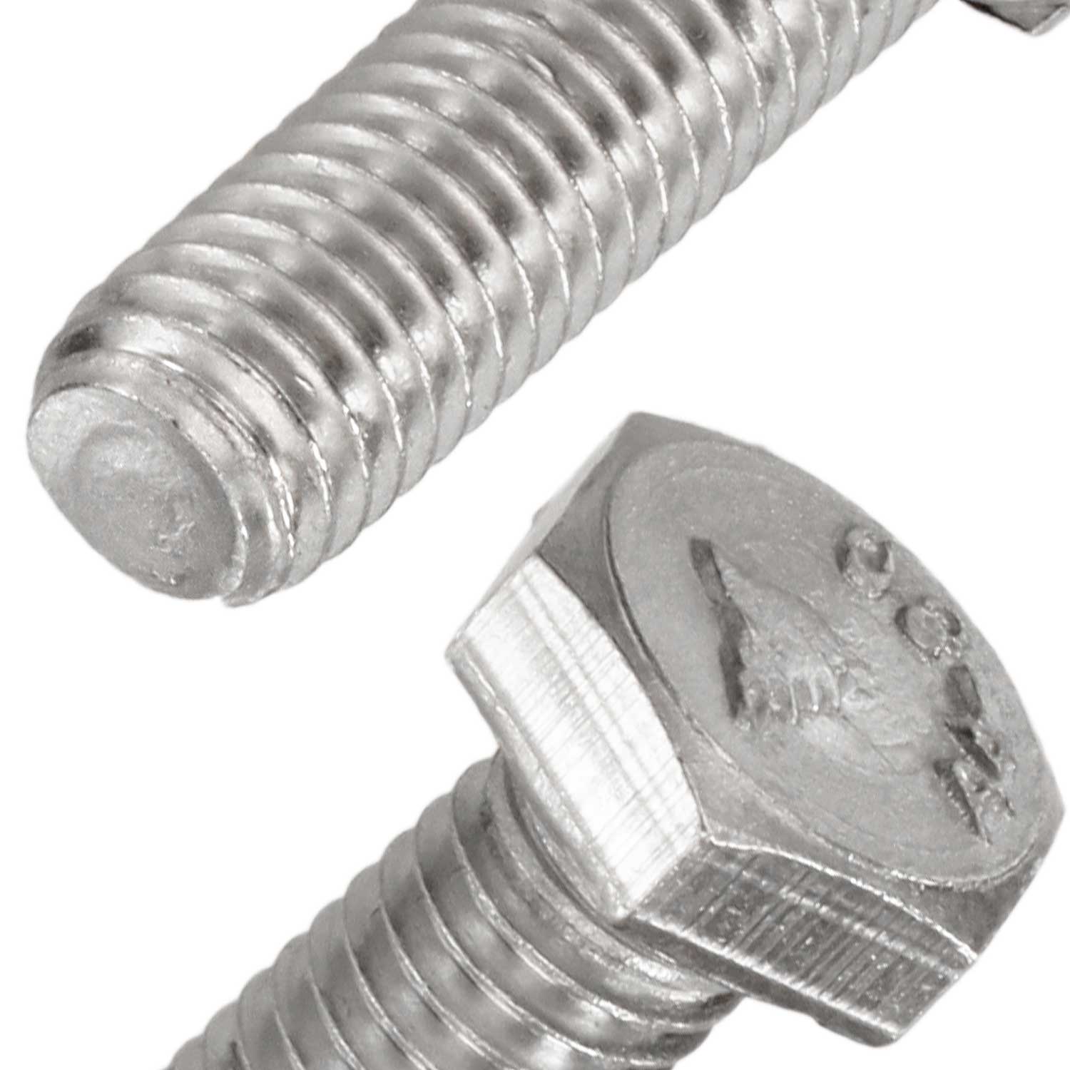 1 Edelstahl Sechskant Schraube DIN 933 M8 x 100 x 1,25 