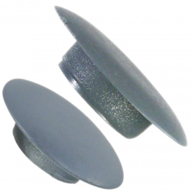 Detailansicht KORREX - Abdeckkappen - Kunststoff - in grau - für Innensechskantschrauben